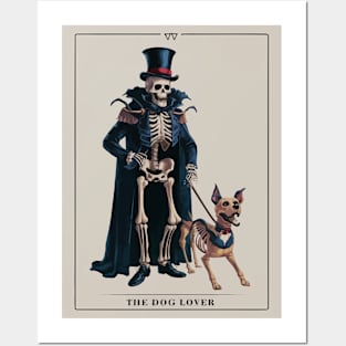 Funny Tarot Card : The Dog Lover Posters and Art